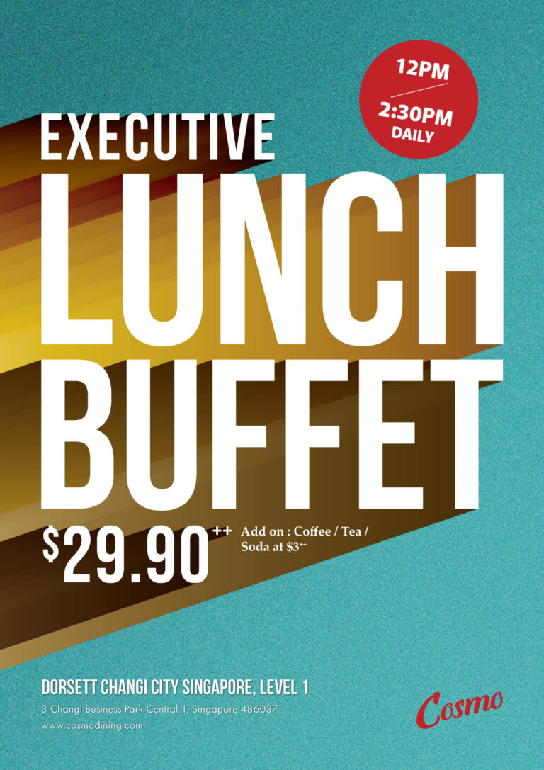 Cosmo Changi Dorsett Executive Lunch Buffet