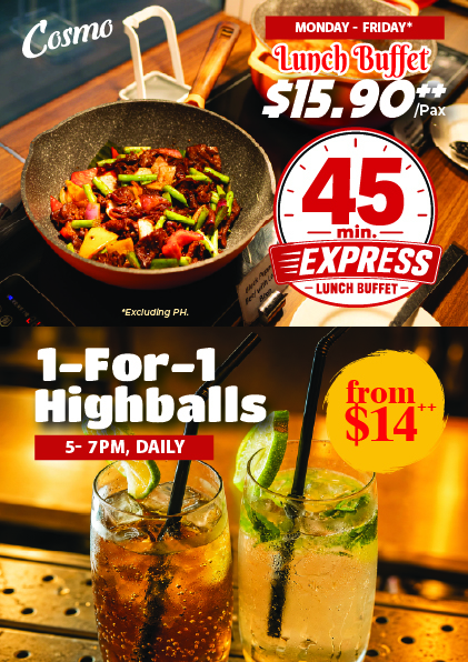 Cosmo Buffet express lunch